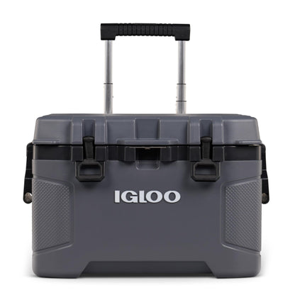 Insulated Hard Shell Rolling Cooler for Outdoor Use