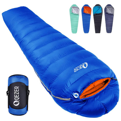 600 Fill Power Down Mummy Sleeping Bag for Backpacking