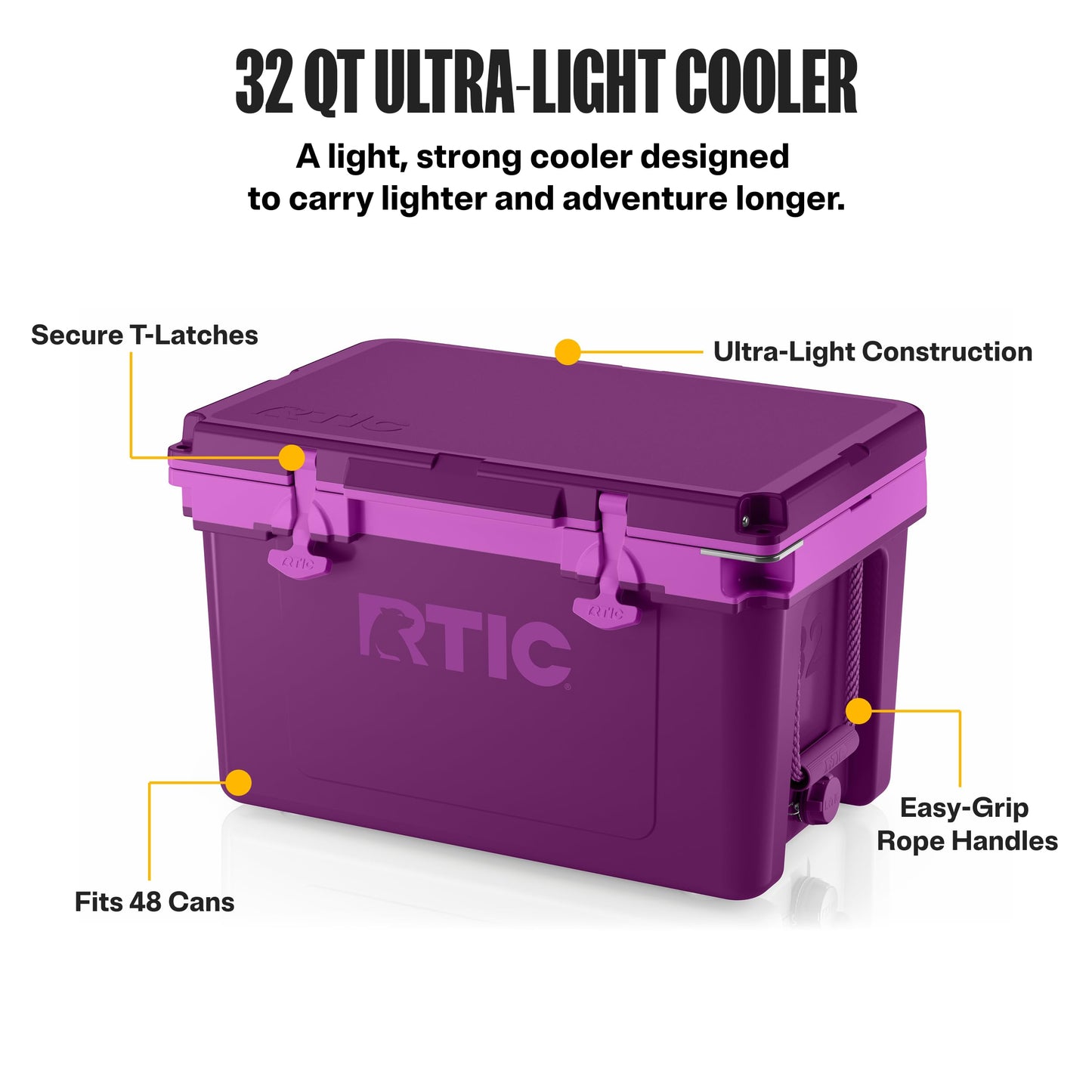 RTIC 32 QT Ultra-Light Hard Cooler