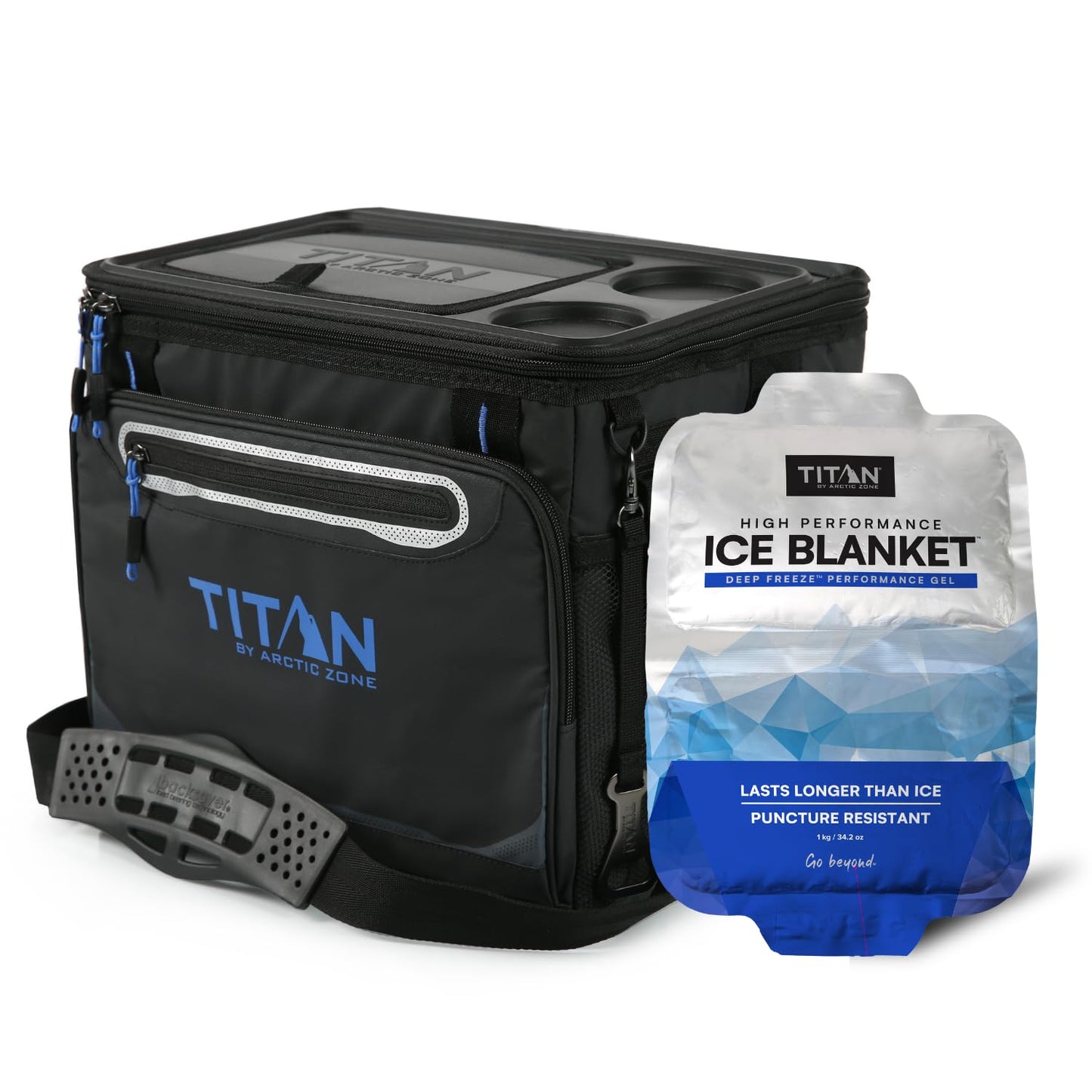 Collapsible Insulated Cooler Bag with Ice Pack