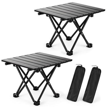 2-Pack Portable Folding Camping & Beach Tables