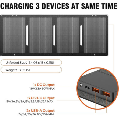 Portable Solar Power Station for Camping & RV Travel