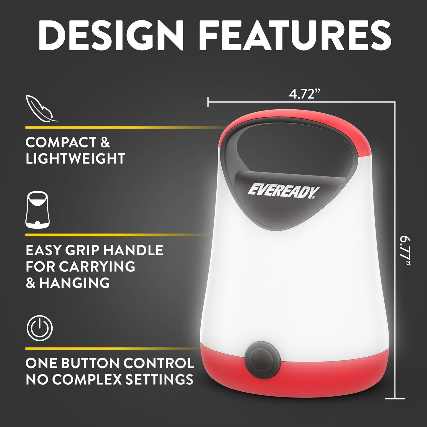 Portable LED Camping Lantern for Outdoor Use