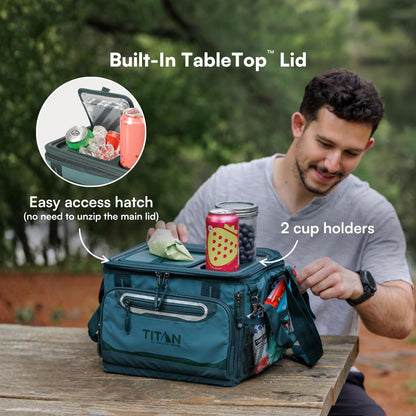 Collapsible Insulated Cooler Bag with Ice Pack