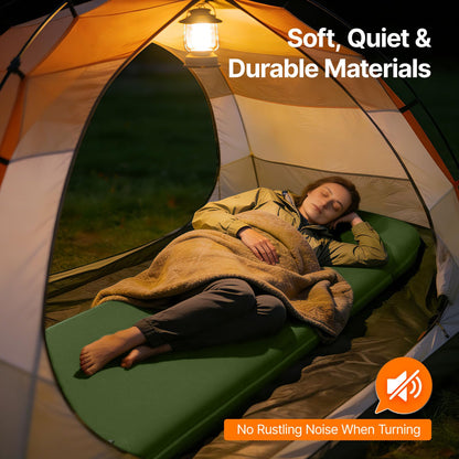 3-Inch Self-Inflating Memory Foam Camping Mattress