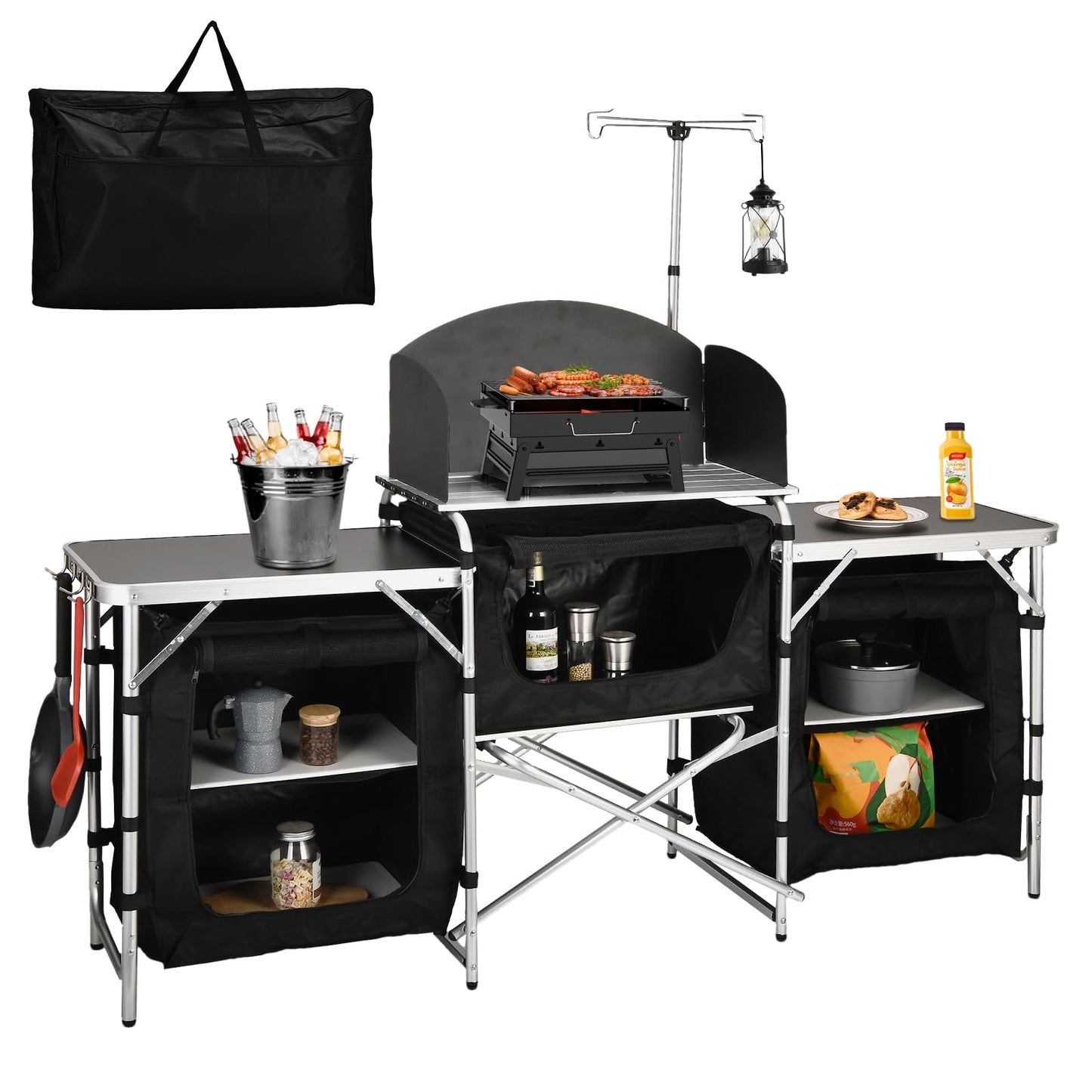 Lightweight Aluminum Folding Camping Table