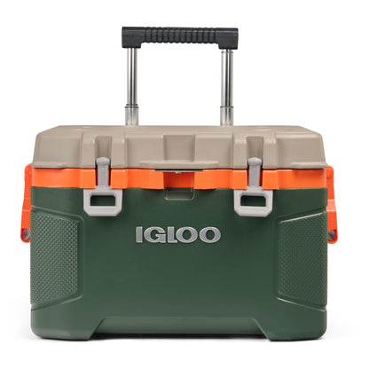 Insulated Hard Shell Rolling Cooler for Outdoor Use