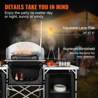 Portable Folding Camping Kitchen Table