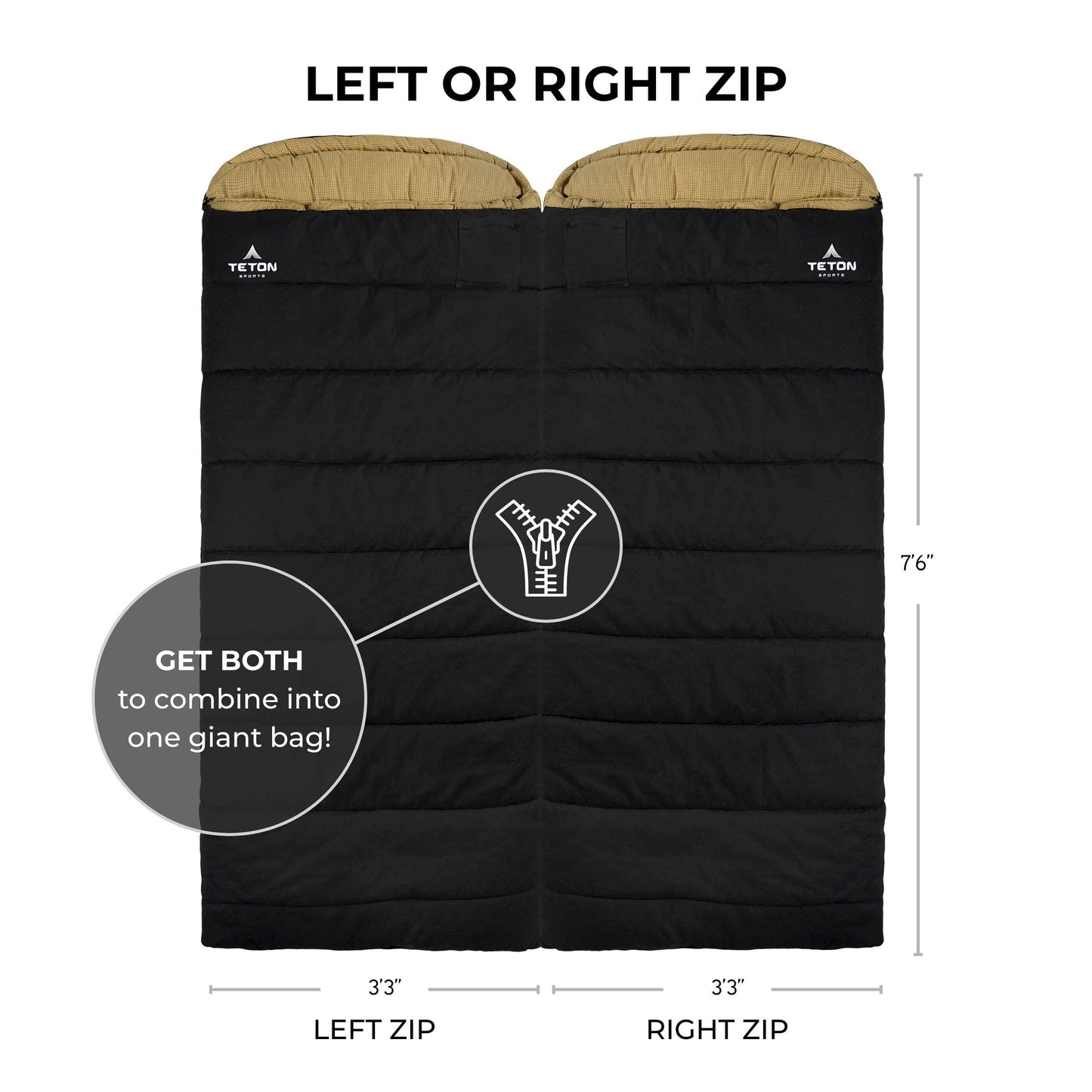 Canvas Sleeping Bag for Camping & Cold Weather