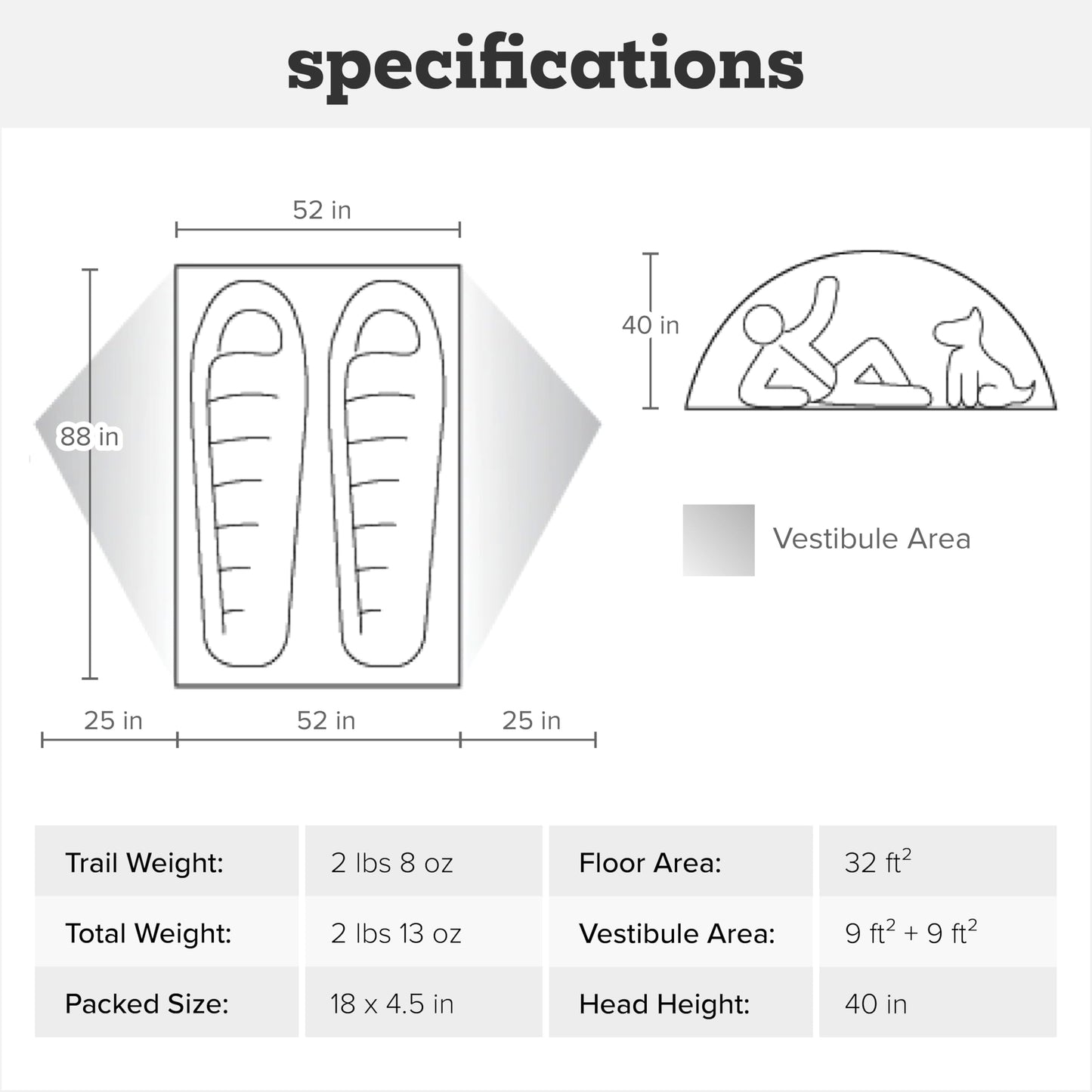 Big Agnes Sarvis VST - Backpacking Tent