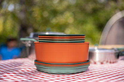 Complete Outdoor Camping Cookware & Dining Set