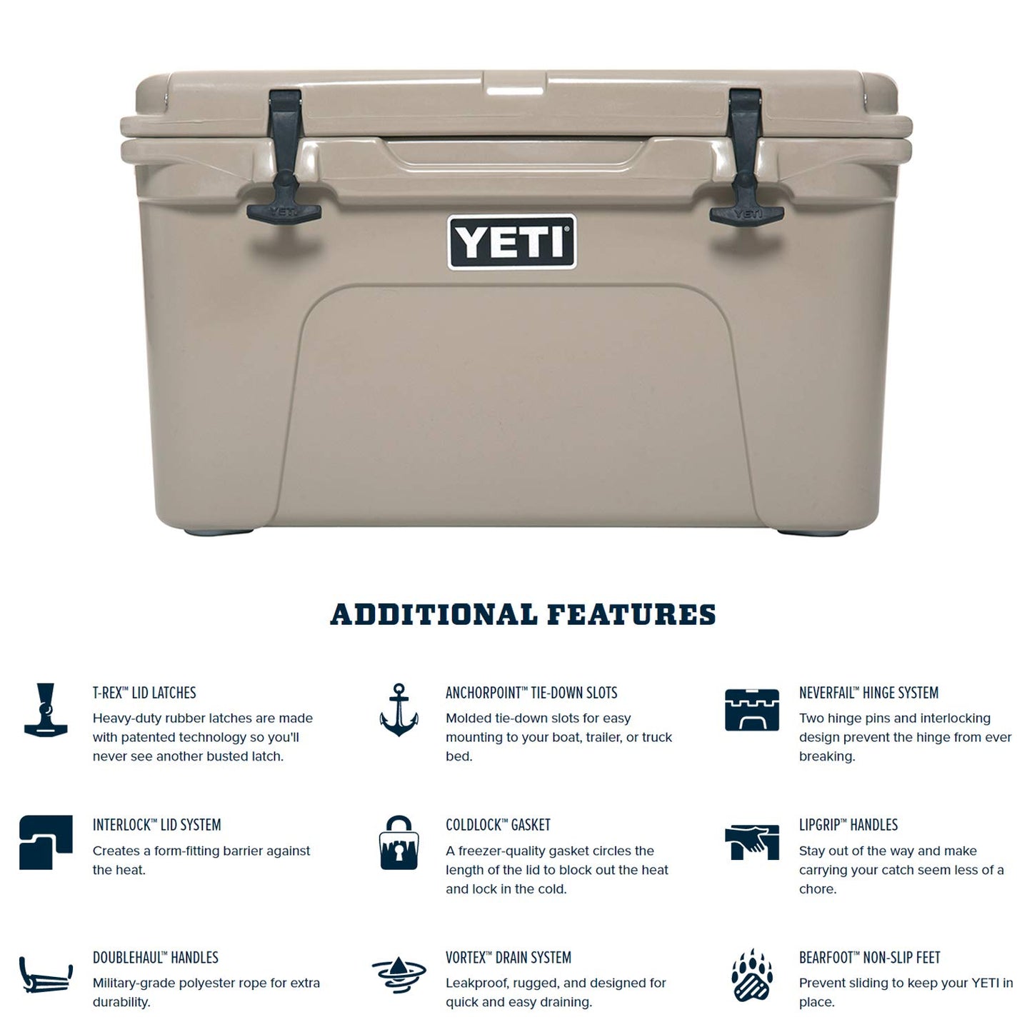 YETI Tundra 45 Cooler - Blue