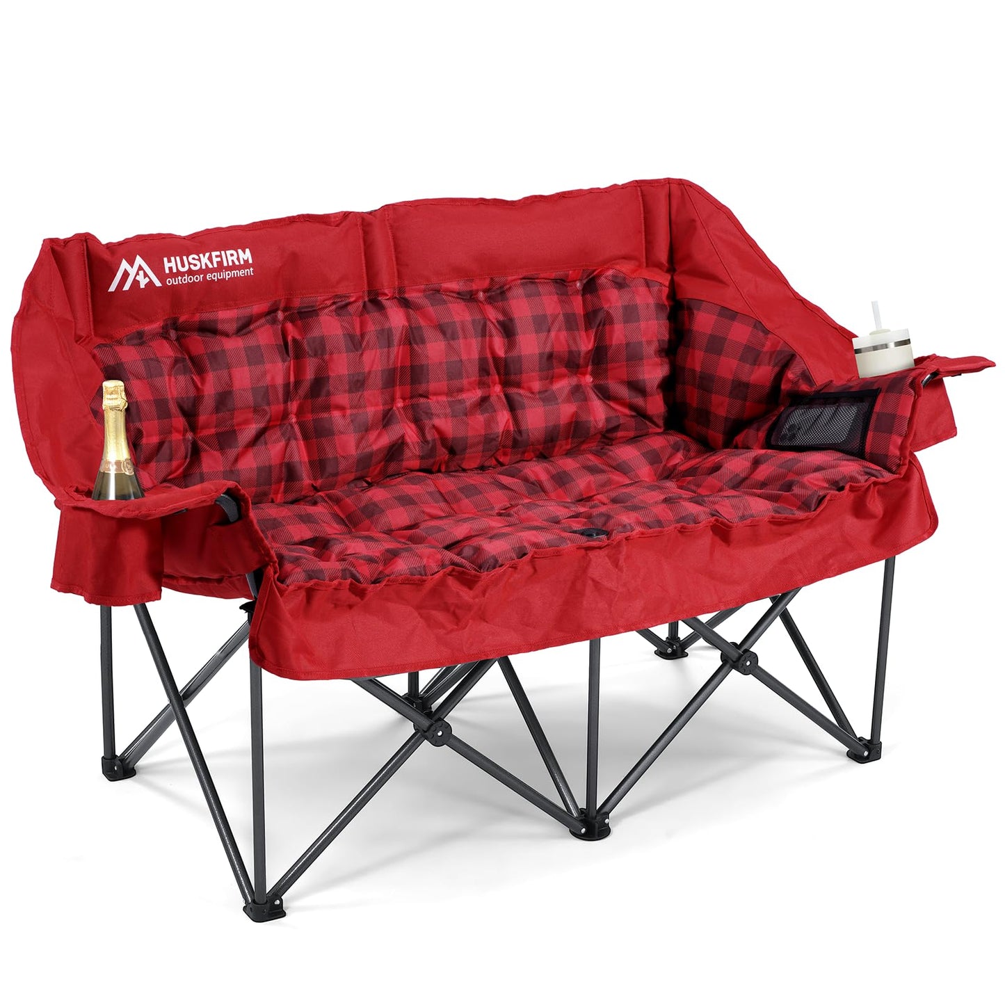 Heavy-Duty Double Camping Chair for Two Adults