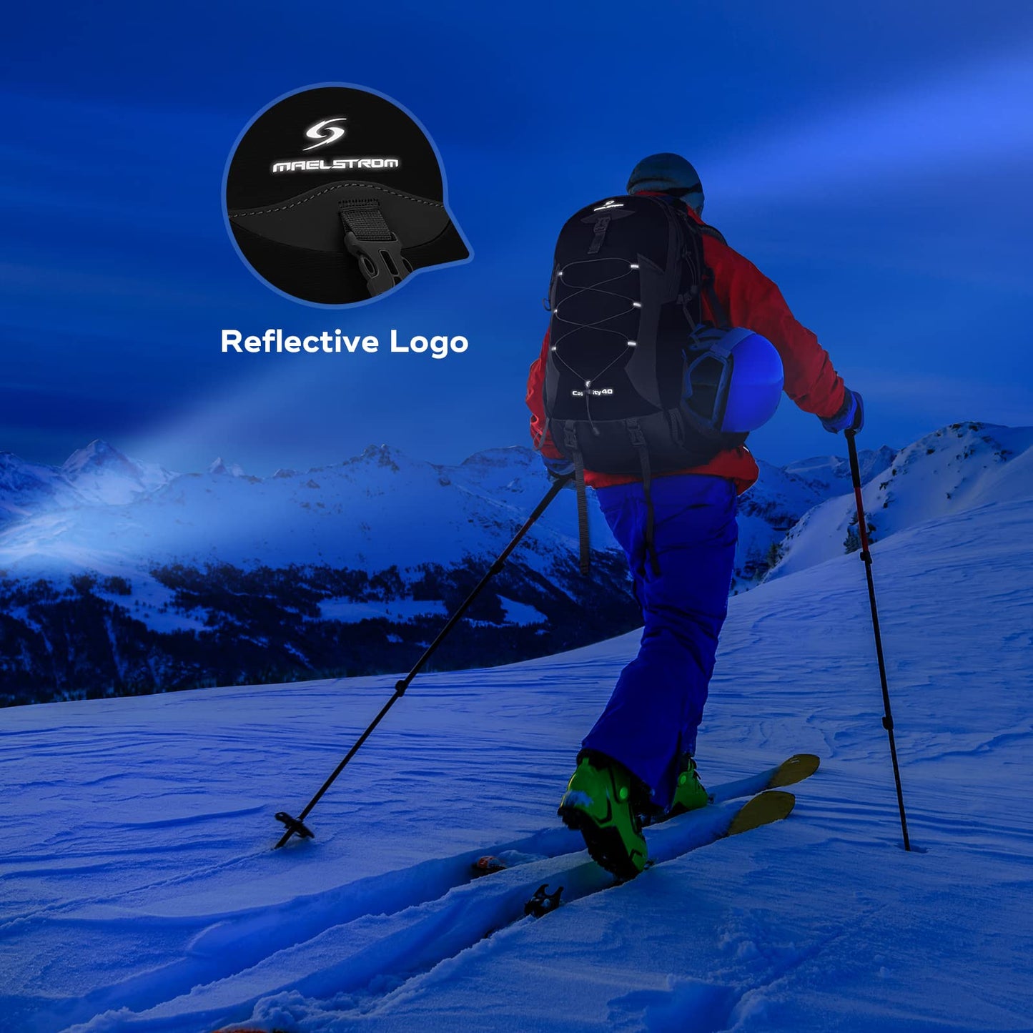 Waterproof Hiking Backpack with Rain Cover