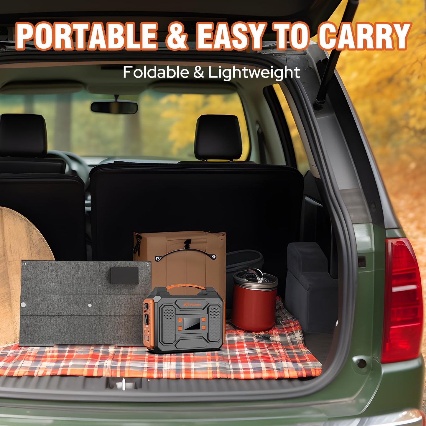Portable Solar Power Station for Camping & RV Travel