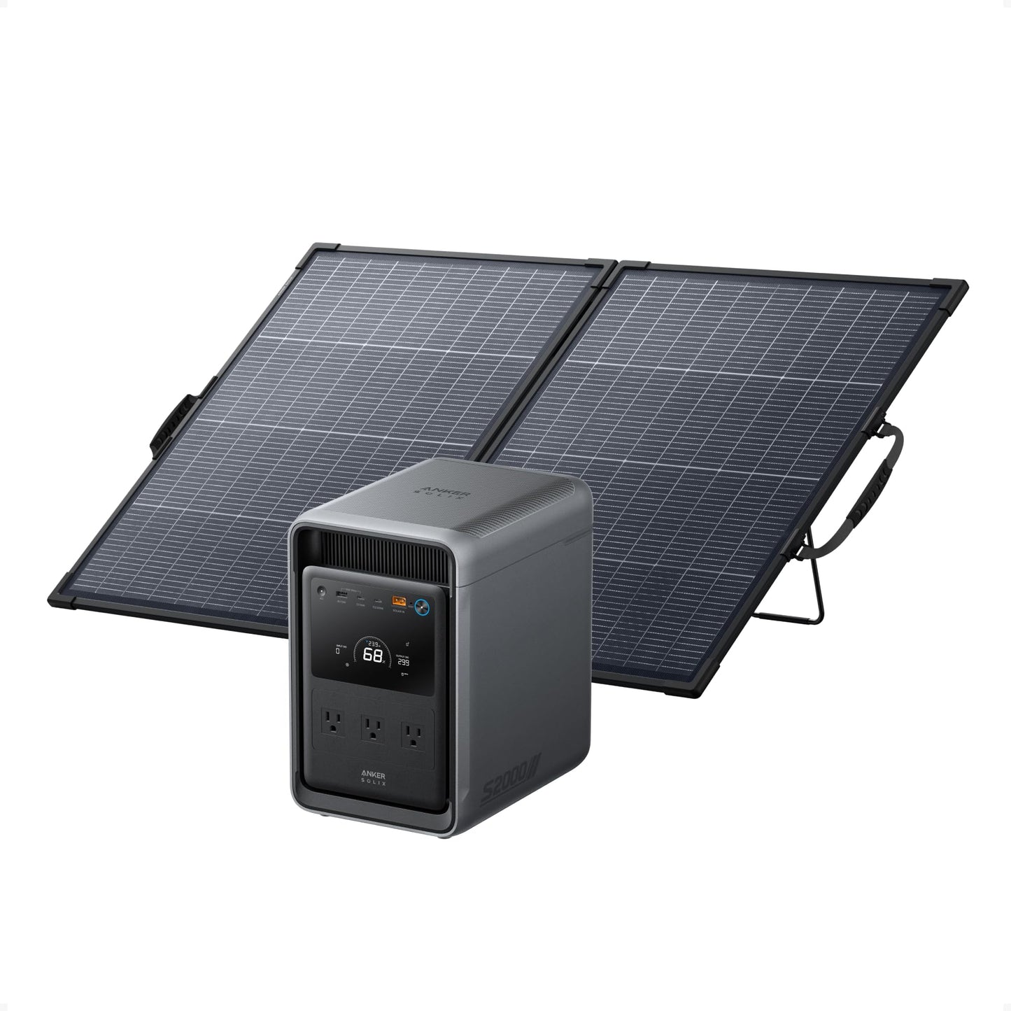2000Wh Portable Power Station with LFP Battery