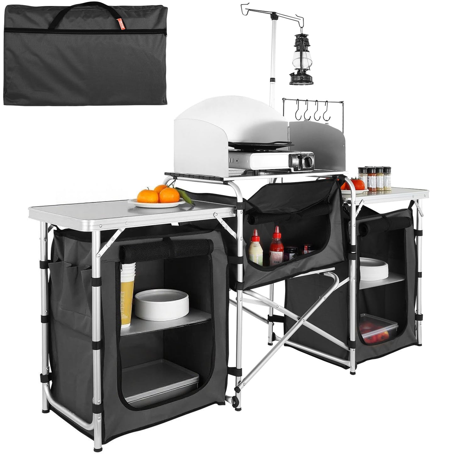 Portable Folding Camping Kitchen Table