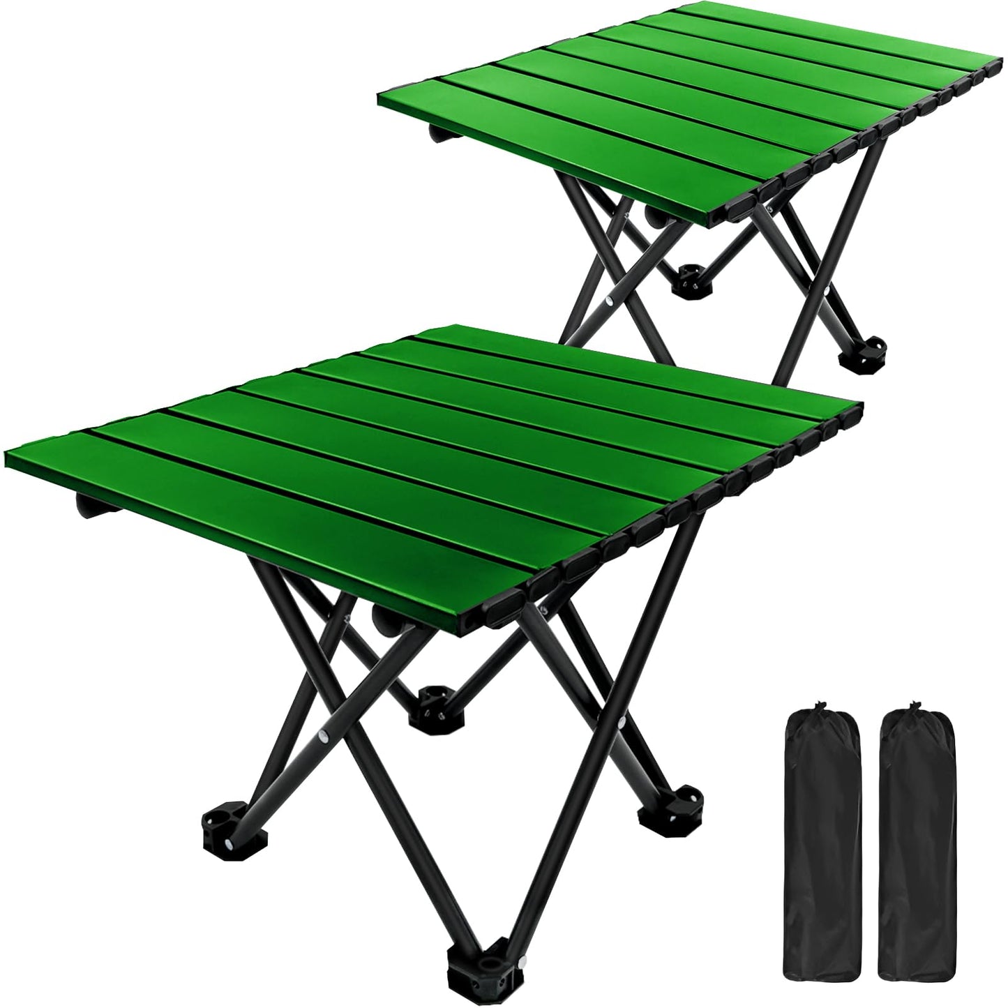 2-Pack Portable Folding Camping & Beach Tables