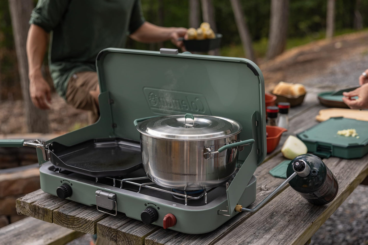 Complete Outdoor Camping Cookware & Dining Set