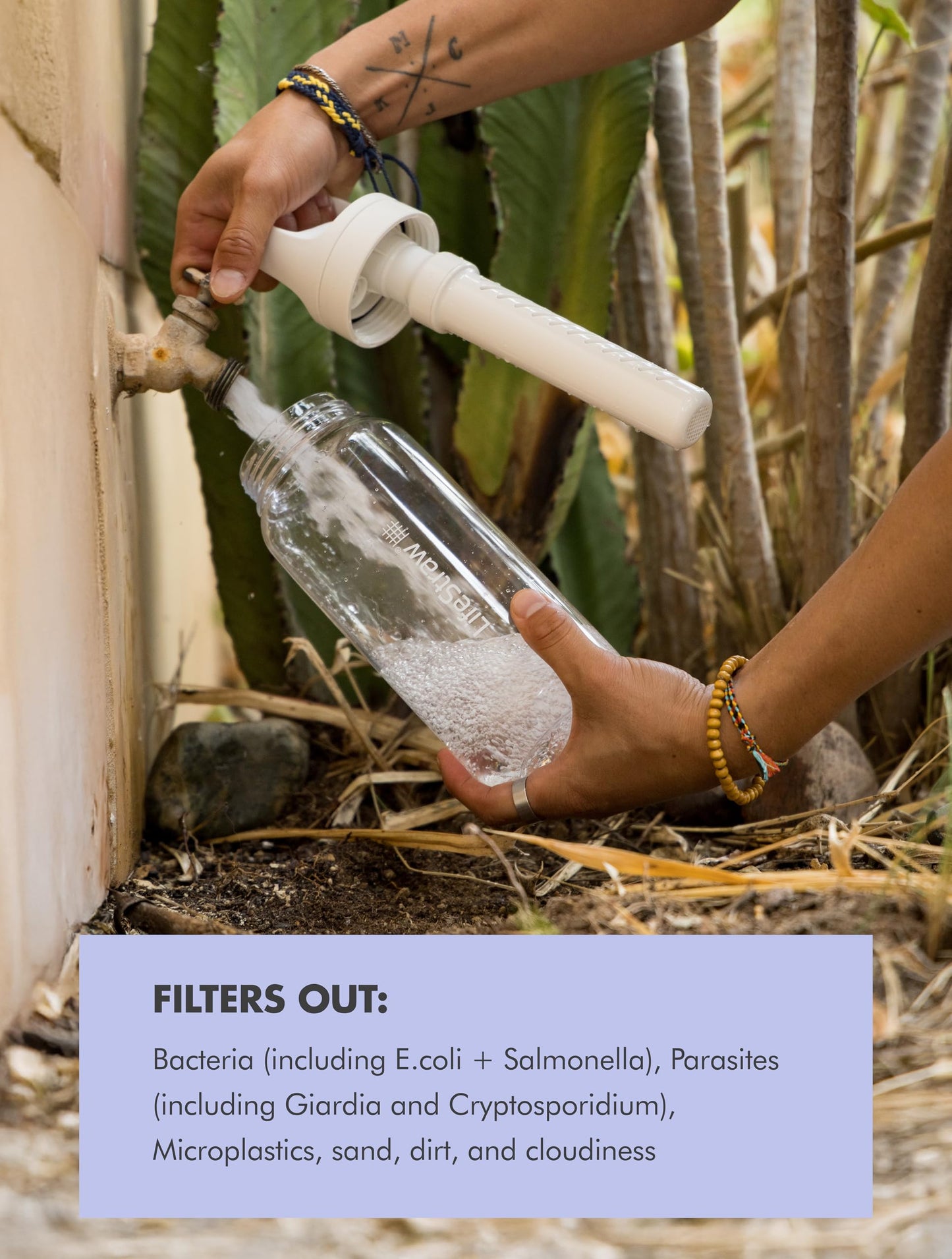 Water Filter Bottle for Travel & Everyday Use