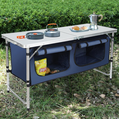 Lightweight Aluminum Folding Camping Table