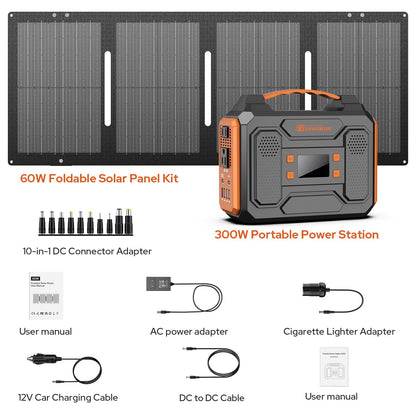 Portable Solar Power Station for Camping & RV Travel