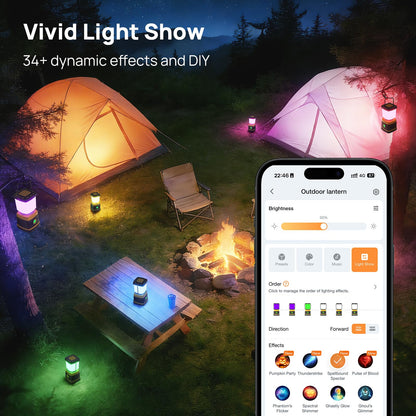 Consciot 1000LM Battery Powered LED Camping Lantern