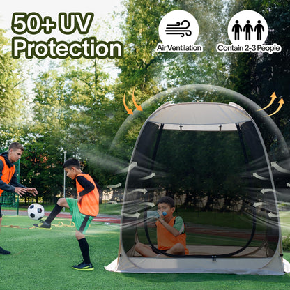 Pop-Up Screen House with UPF 50+ Sun Protection