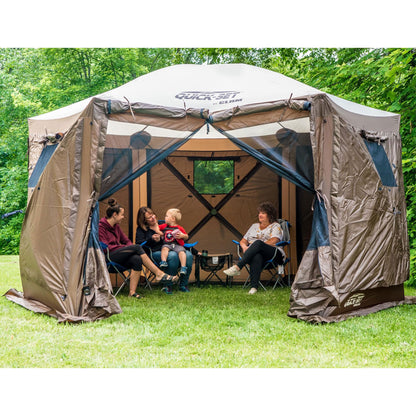 12.5 ft Pop-Up Screen Tent & Outdoor Gazebo