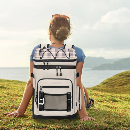 30L Waterproof Insulated Cooler Backpack for 48 Cans