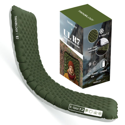 4-Inch Insulated Sleeping Pad for All-Season Camping