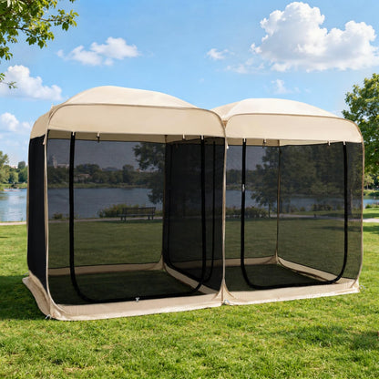 Pop-Up Screen House with UPF 50+ Sun Protection