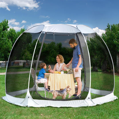 Pop-Up Screen House with UPF 50+ Sun Protection