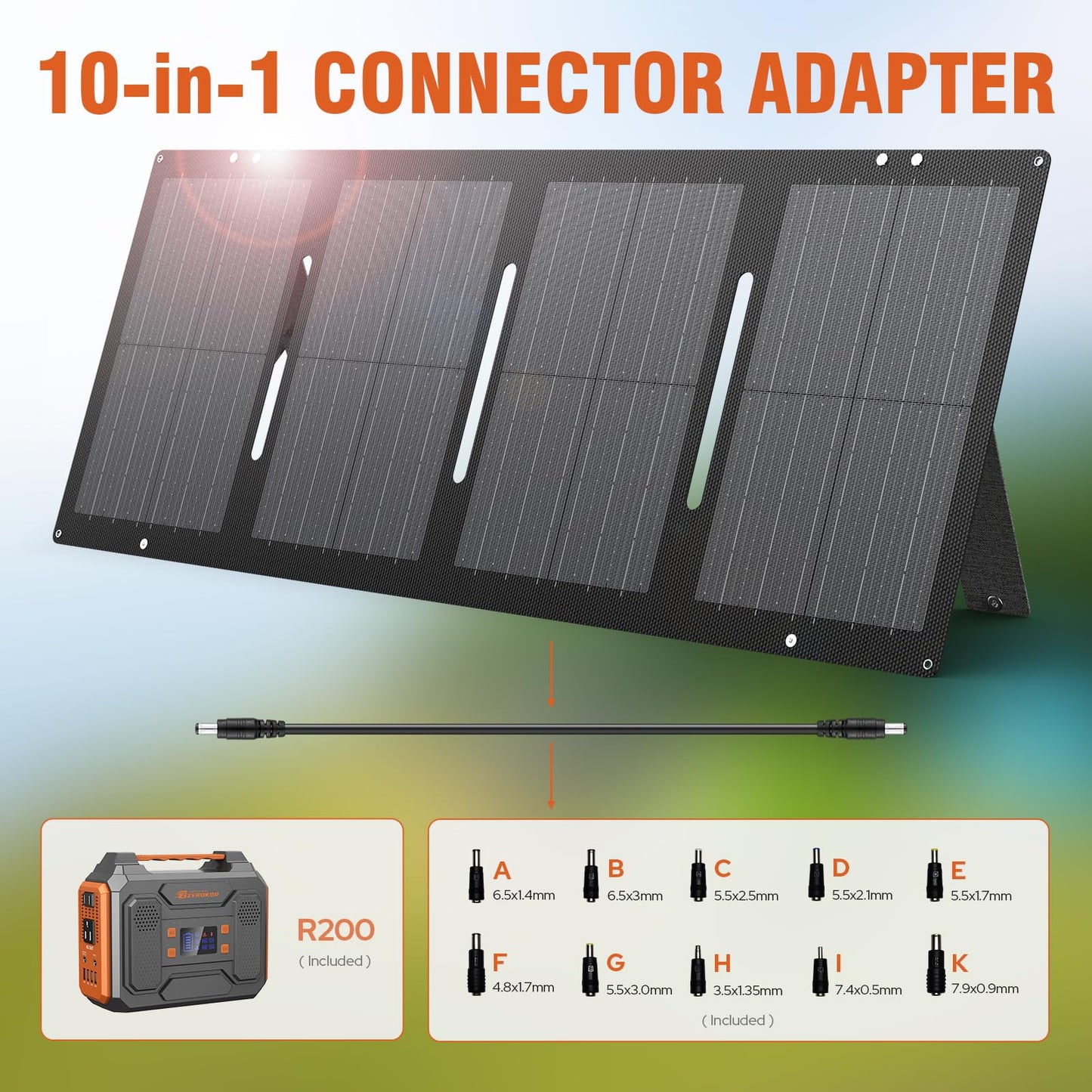 Portable Solar Power Station for Camping & RV Travel