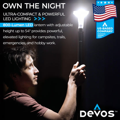 800 Lumen Rechargeable Telescoping LED Camping Lantern
