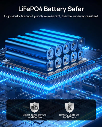 Portable Power Station & Power Bank for Outdoor Use