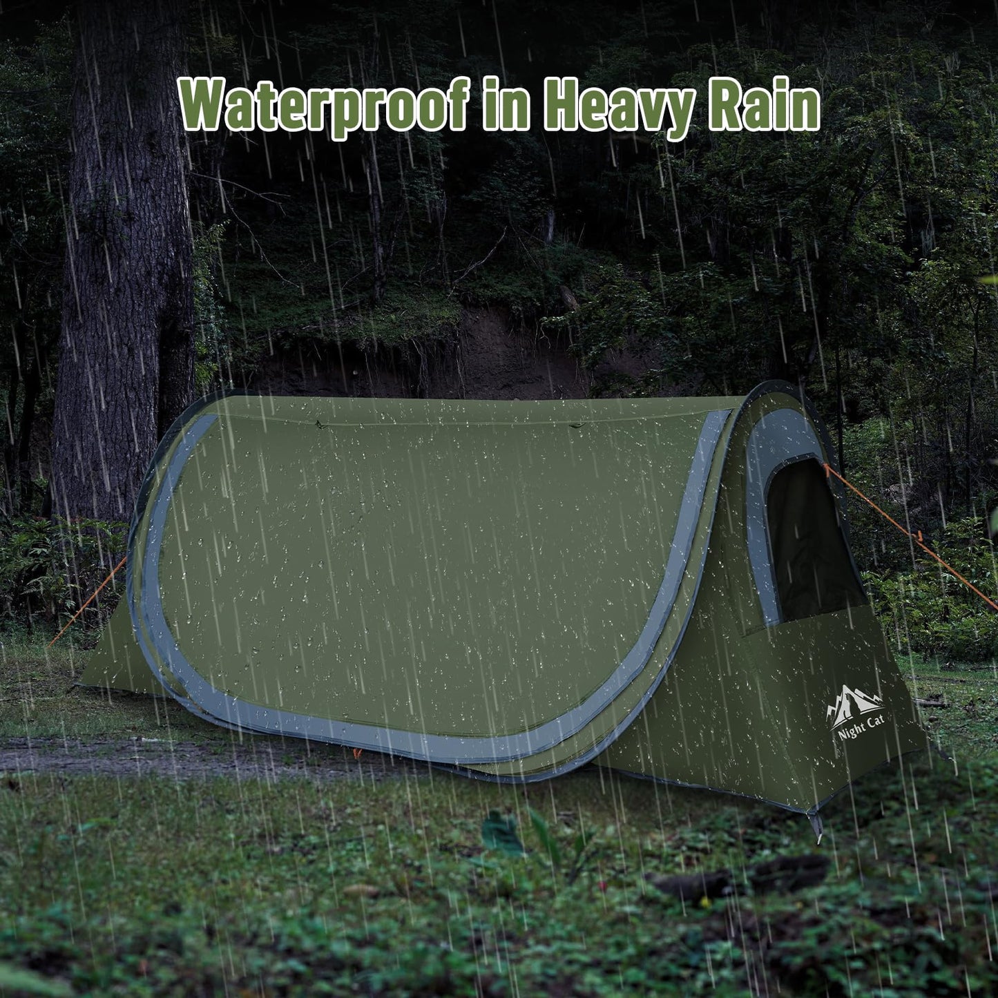 Waterproof Pop-Up Camping Tent for One Person
