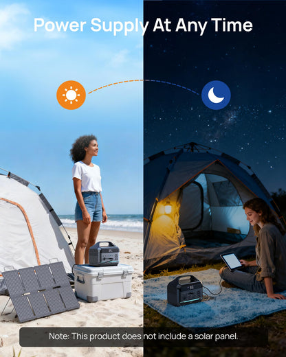 Portable Power Station & Power Bank for Outdoor Use