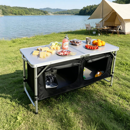 Lightweight Aluminum Folding Camping Table