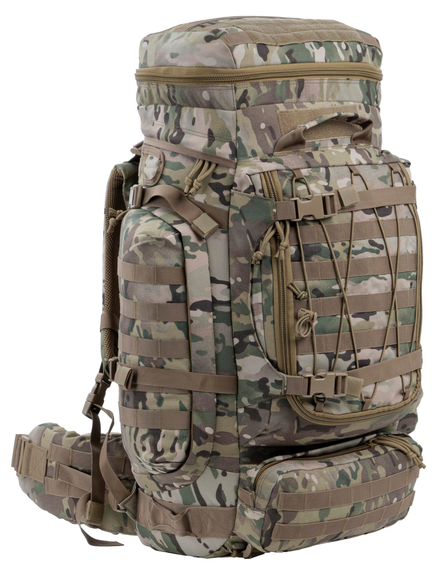 70L Tactical MOLLE Camping & Backpacking Rucksack