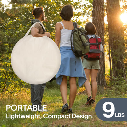 Pop-Up Screen House with UPF 50+ Sun Protection