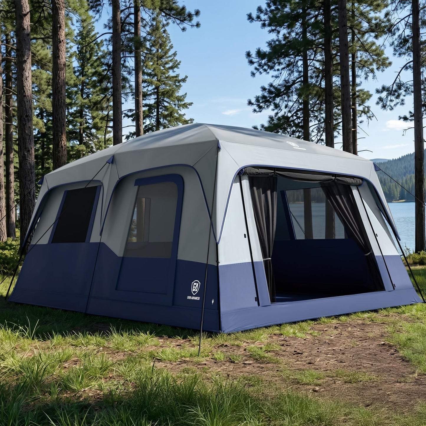 8–10 Person Blackout Family Camping Tent
