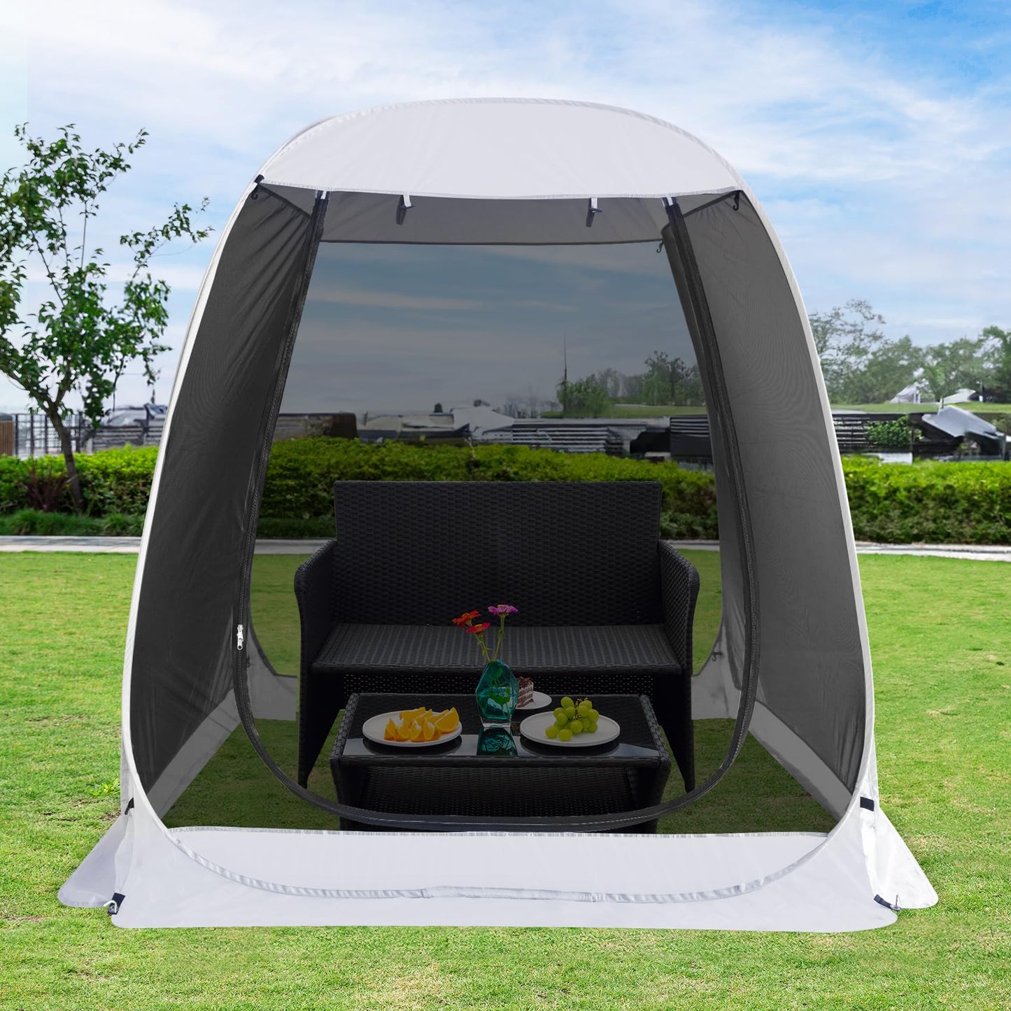 Pop-Up Screen House with UPF 50+ Sun Protection