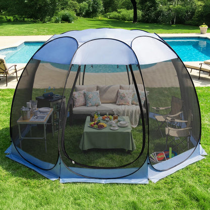Pop-Up Screen House with UPF 50+ Sun Protection