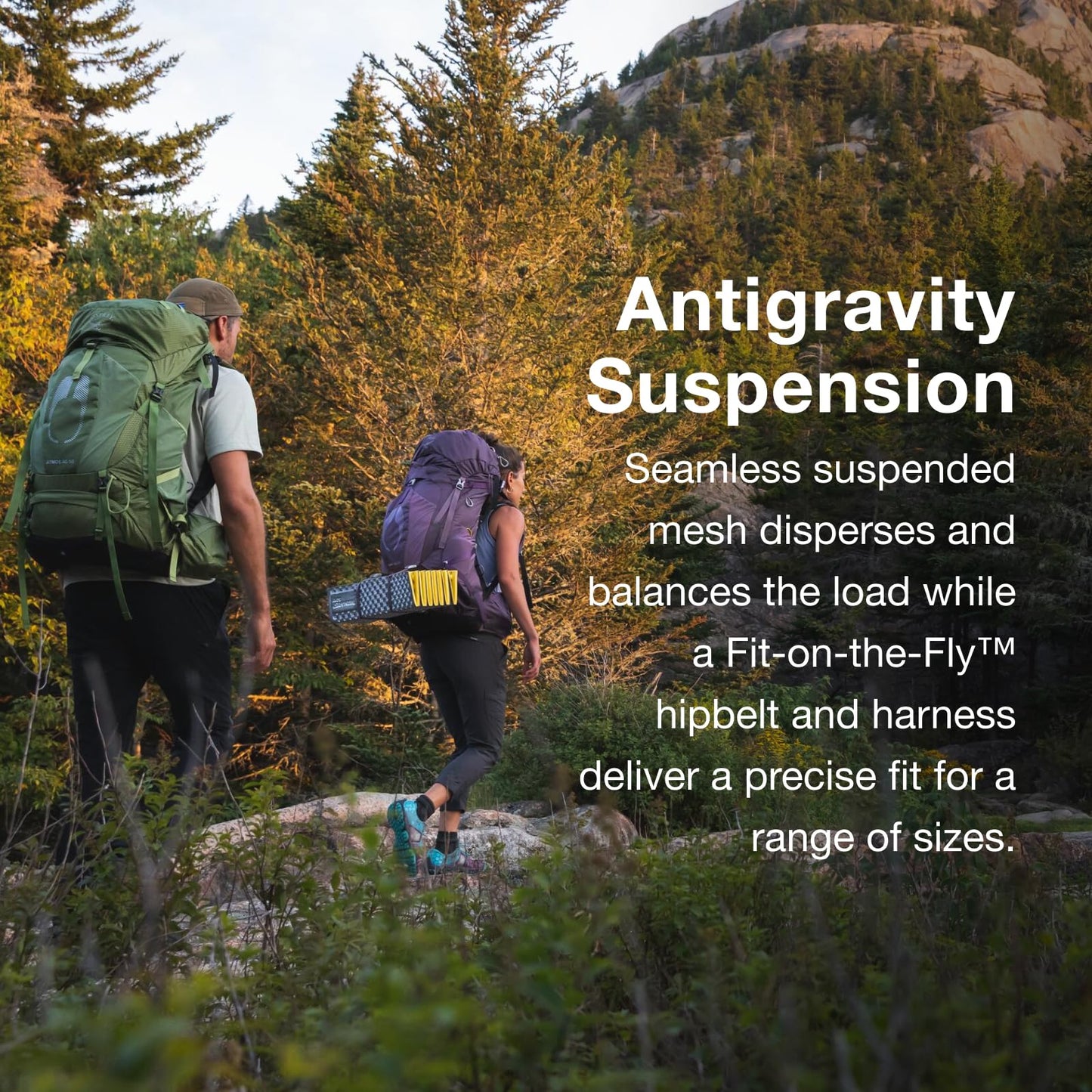 Adjustable Fit Hiking Backpack with Rain Cover