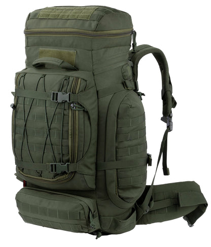 70L Tactical MOLLE Camping & Backpacking Rucksack