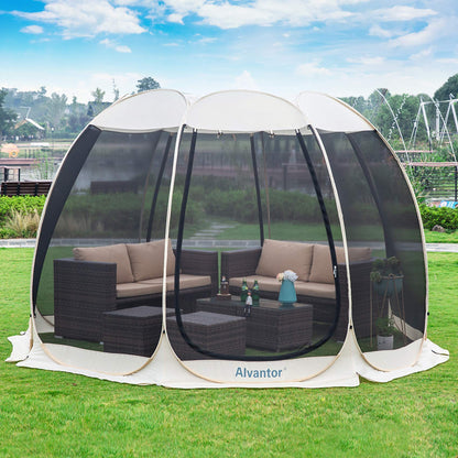 Pop-Up Screen House with UPF 50+ Sun Protection