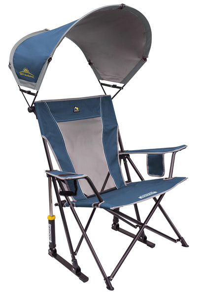 Portable Outdoor Rocking Chair with High Backrest