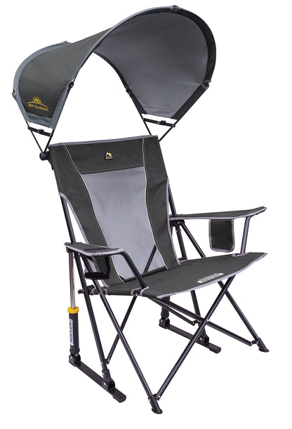 Portable Outdoor Rocking Chair with High Backrest