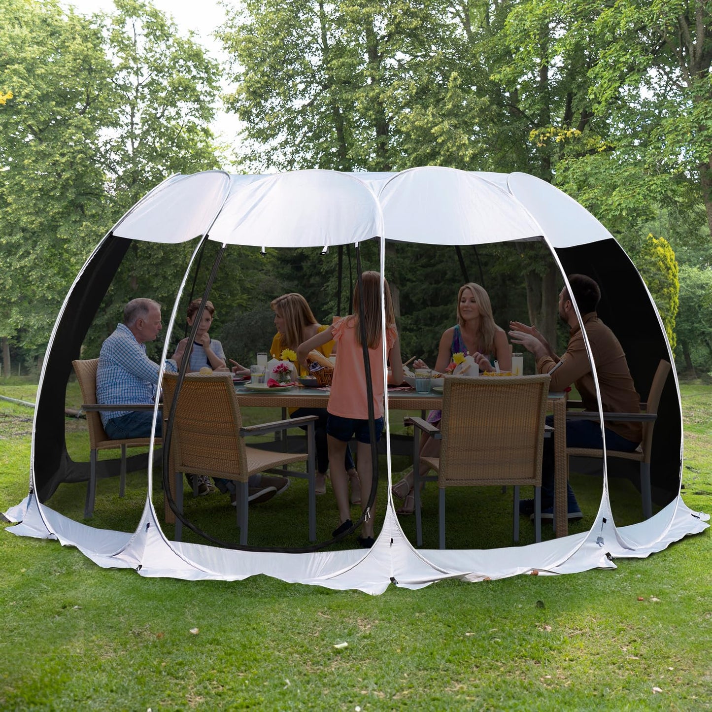 Pop-Up Screen House with UPF 50+ Sun Protection